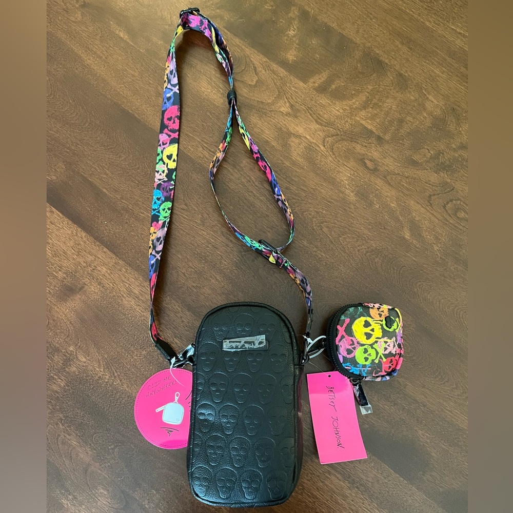 Betsey Johnson Skull Crossbody Bag